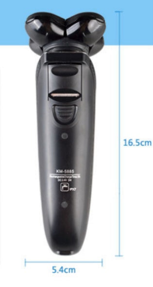 Rasoir Rechargeable Intelligent – Multi-têtes avec Accessoires Complets