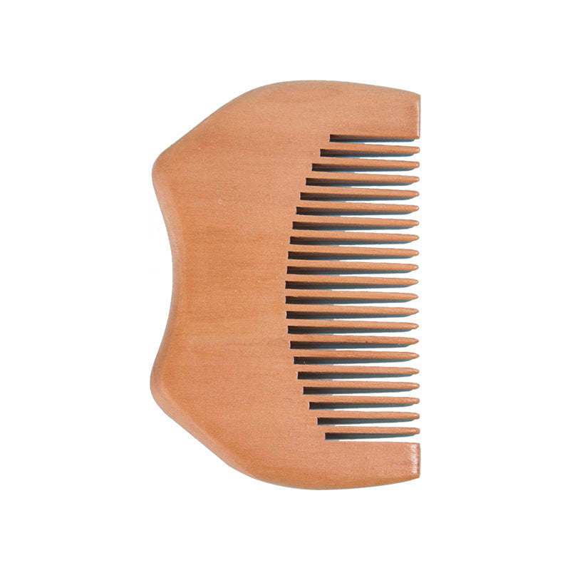 Men's And Women's Fashionable Encrypted Dandruff Removal Mahogany Grate Comb