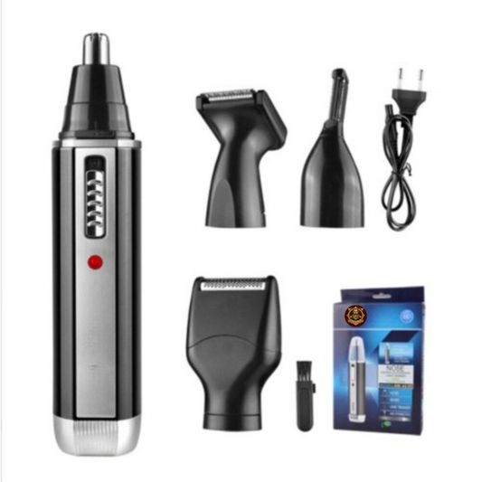 4 in 1 Rechargeable Electric Hair Trimmer for Men - Beard, Eyebrows, Nose and Ears 🇫🇷 Description