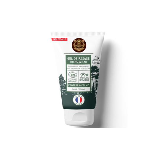 CERTIFIED ORGANIC TRANSPARENT SHAVING GEL