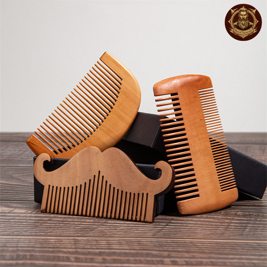 Men's And Women's Fashionable Encrypted Dandruff Removal Mahogany Grate Comb