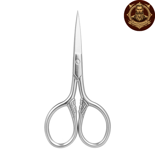 Ciseaux de Barbe en Acier Inoxydable – Ciseaux de Coiffure pour Cheveux, Moustache et Sourcils