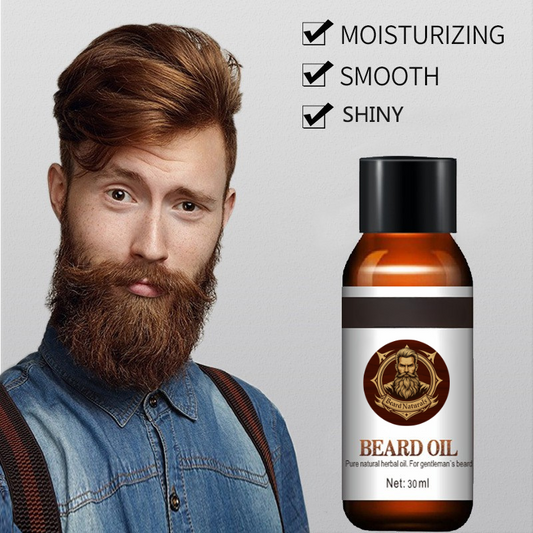 Huile de croissance de barbe biologique